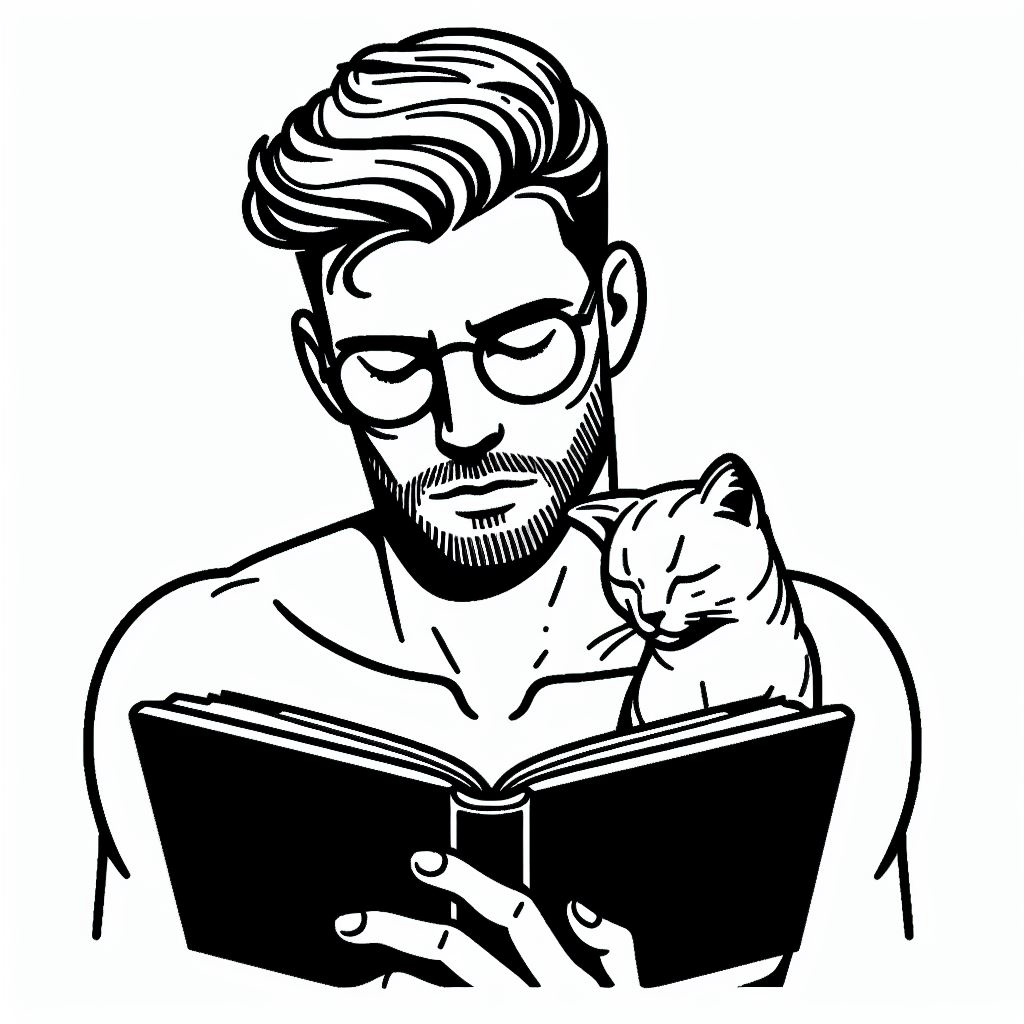 An evening reading poems to my&nbsp;Cat