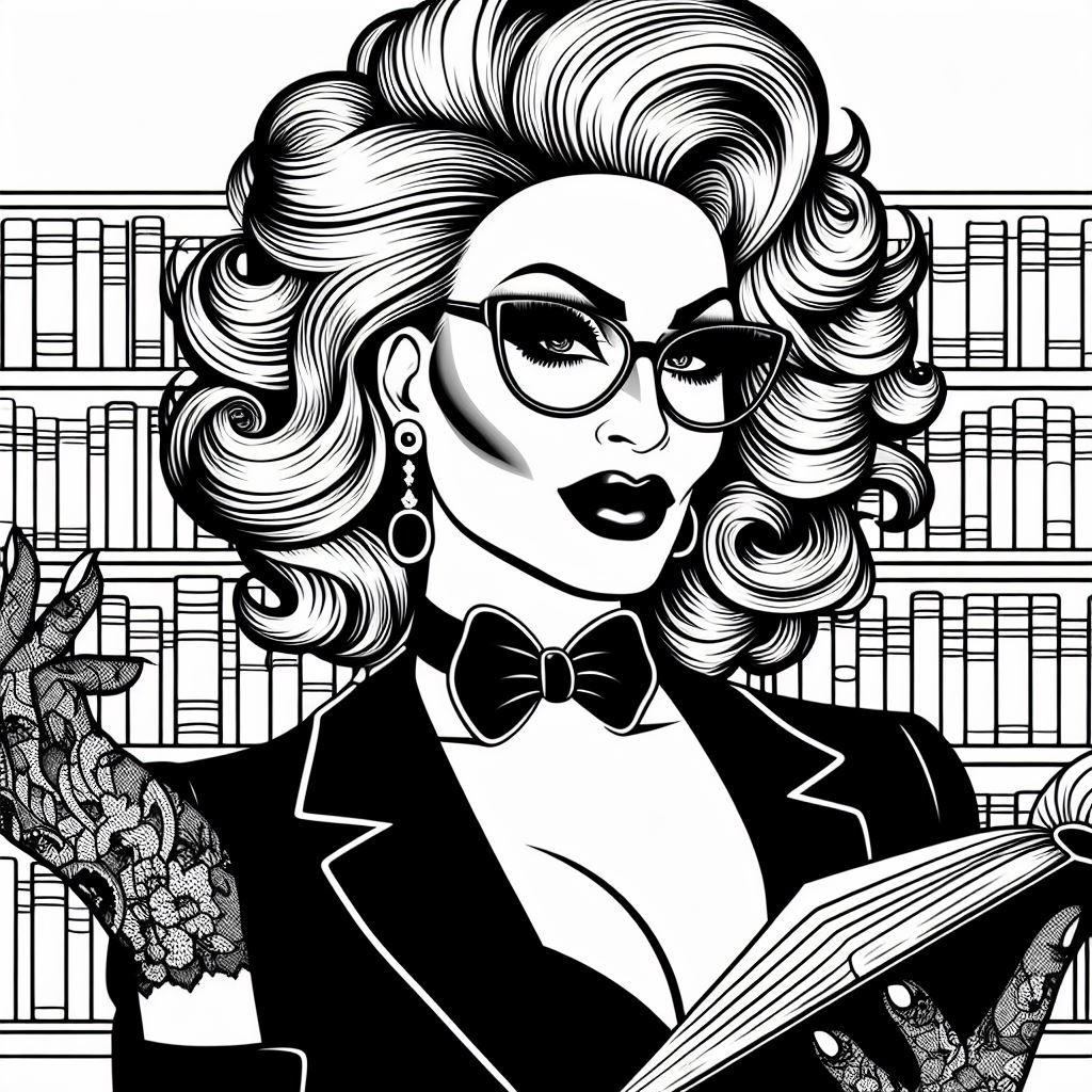 A drag librarian